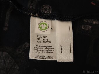 Tričko LINDEX 110 (4-5 r.) modré bagre - 9