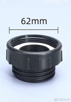 redukcia na IBC ventil na jemný závit 62mm/60x6 hrubý - 9