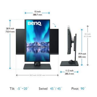 Predám profesionálny monitor BenQ SW270C (27") - 9
