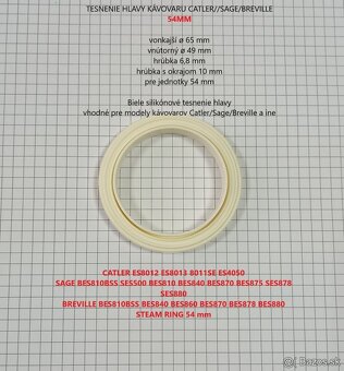 silikónové TESNENIA HLAVY KÁVOVARU CATLER/SAGE/BREVILLE - 9