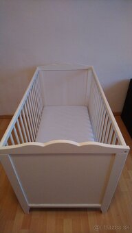 Biela postielka pre babatko ikea - 9