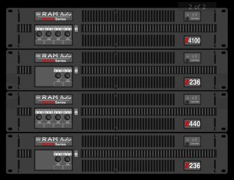 Profi zosilňovač 2x2300W pri 4 Ohm - 9