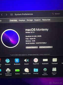Predám MacBook air 2020 m1 - 9