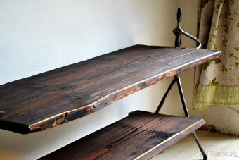 Botník - konzolový stolek - "Dva nosiči" - 9