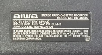 AIWA volkmen-na opravu - 9