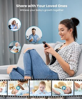ieGeek Baby Monitor Baby 5 - WiFi, 360° - 9