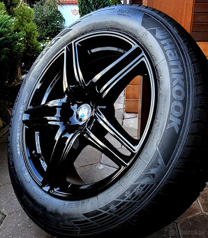 alu R18 5x112, senzory, zimné pneu 225/60, BMW X3, X4 - 9
