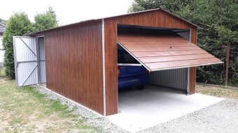 Plechová Garáž 3x5 - doprava montáž grátis po Slovensku - 9