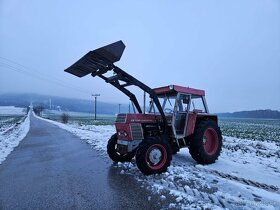 Kolesovy traktor Zetor 8045 Crystal 1981 celny nakladac lyzi - 9