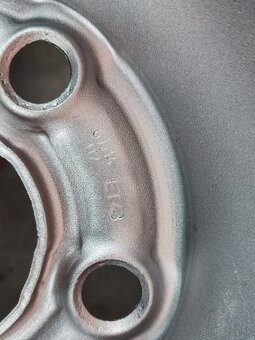 Plechovy disk 5x100 R14 6Jx14 H2 ET43 - 9