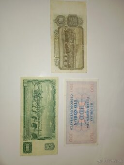 BANKOVKY 100 KČS 1945-1961, 3 RŮZNÉ EMISE - 9