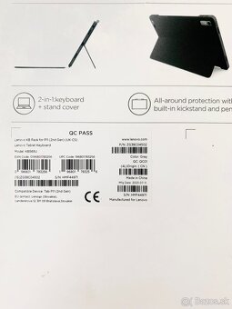 tablet Lenovo Tab P11 (2nd Gen) + klávesnica - 9