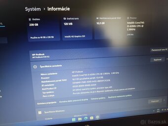 HP ProBook 650 G2, 16GB RAM, 256GB M.2 - 9