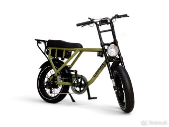 Fatbike elektrobicykel 500W/250W-21Ah/15Ah CAIMAN Army Green - 9