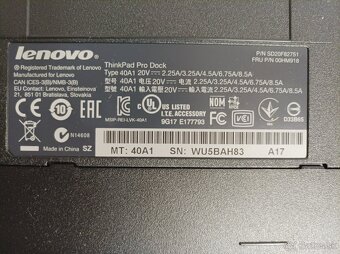 Lenovo Thinkpad T460 + Dokovacia stanica - 9