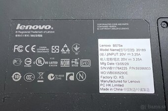 Lenovo B575e / AMD E2-1800 / 4GB RAM / 128GB SSD / 15.6" - 9