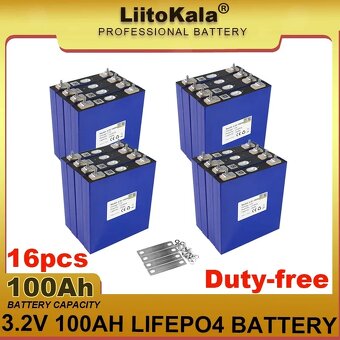Lifepo4 100Ah 48V Liitokala 4000 Cycles - 9