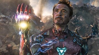 Predám orig. obraz Ja som IronMan: Posledné Lusknutie 140x70 - 9