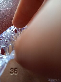 Predam set  kabelka+ balerinky...strieborne - 9