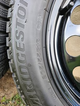 Zimná sada 205/55 R16 Bridgestone, disky 5x112 6J - 9