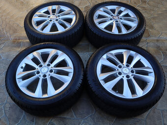 17" Alu kola 5x112 MERCEDES W205 C-CLASS ZIMNÍ+ČIDLA - 9