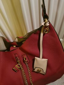 Sýto tmavo ružová kabelka, vak - 9