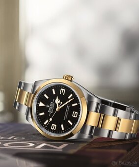 Rolex explorer Oyster, 36 mm, Oystersteel and yellow - 9