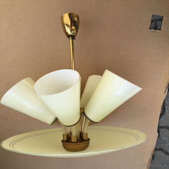 Art Deco Starozitna Lampa Luster Napako 1930 - 9