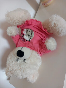 Starší plyšový medvedík 28 cm - 9