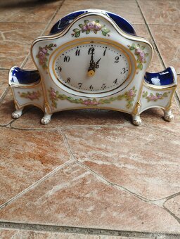 Kukučkove hodiny ,porcelánové hodiny, krbové hodiny - 9