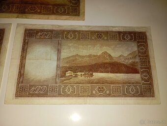 BANKOVKY 500 KČS 1946, JEDNOPÍSMENNÉ, NEPERFOROVANÉ - 9