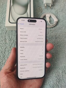 Apple iphone 15 128GB Black - 9