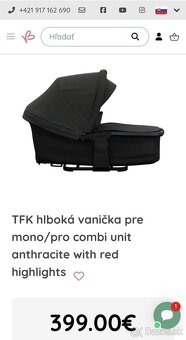 Predám kočík TFK vanička+športiak - 9