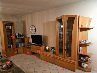 Predám obývaciu zostavu s dyhou z jelše – Toscana / Topeča - 9