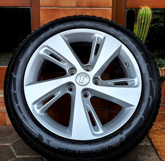 alu R17 5x114,3 zimné pneu 205/55, orig. Renault Scenic - 9