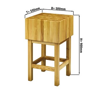 Drevený mäsiarsky blok hrúbka 150mm - 9