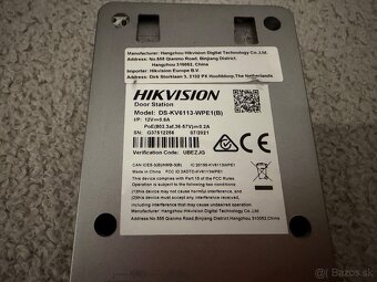 Videovrátnik Hikvision - 9