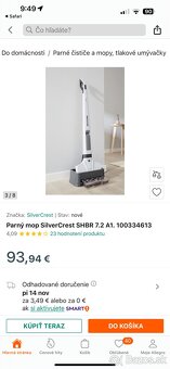 Parný mop / akumulatorový čistič tvrdých podláh - 9