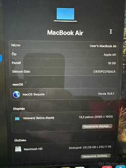 Predam MacBook Air M1 2020 16GB RAM 256GB SSD - 9
