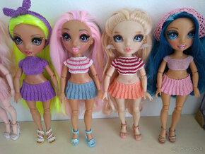 na bábiky Rainbow high top sukňa šaty oblečenie Barbie - 9