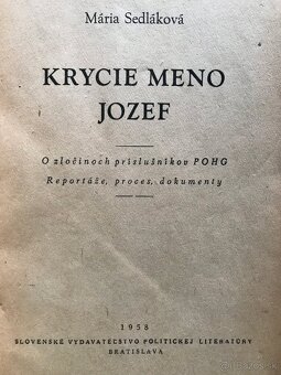 Naše kroje, Historický nábytek, Humenné, Krycie meno Jozef - 9