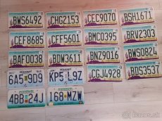 Americké SPZ Licence plate originál použité stare znacky - 9