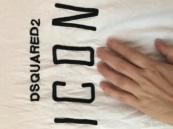 DSQUARED2 white pánske tricko L - 9