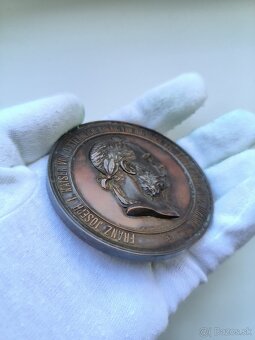 Medaila Rakúsko - Uhorsko - 1873 - VIEDEŇ - F.J. I. - 9