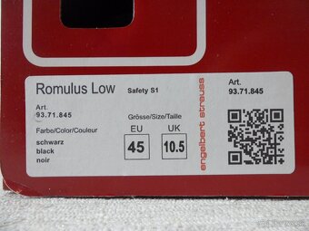 Straus Engelbert bezpečnostné topánky Romulus S1 10,5/45 - 9