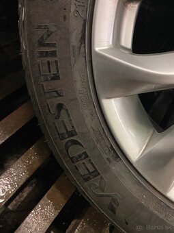 5x114,3 R16 6,5J ET50 Mazda + 215/60 R16 zimné - 9