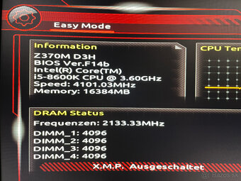 CPU Intel® Core™ i5-8600K - 9