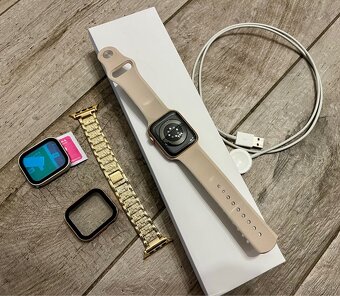 Predám Apple Watch Series 6 – 44 mm Gold - 9