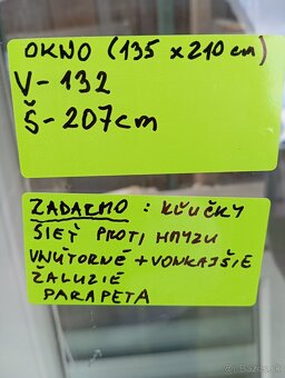 Plastové okná 135x210 trojka - 9