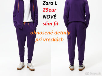 Tepláky Reebok, Teplákové kapsáče Zara - 9